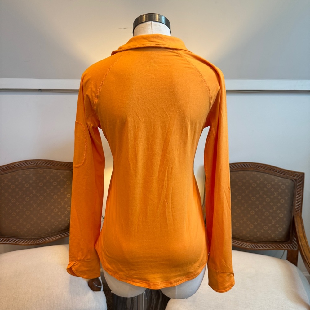 Women’s Tennessee Titans Football Orange Long Sleeve Tee Top - Picture 3 of 11
